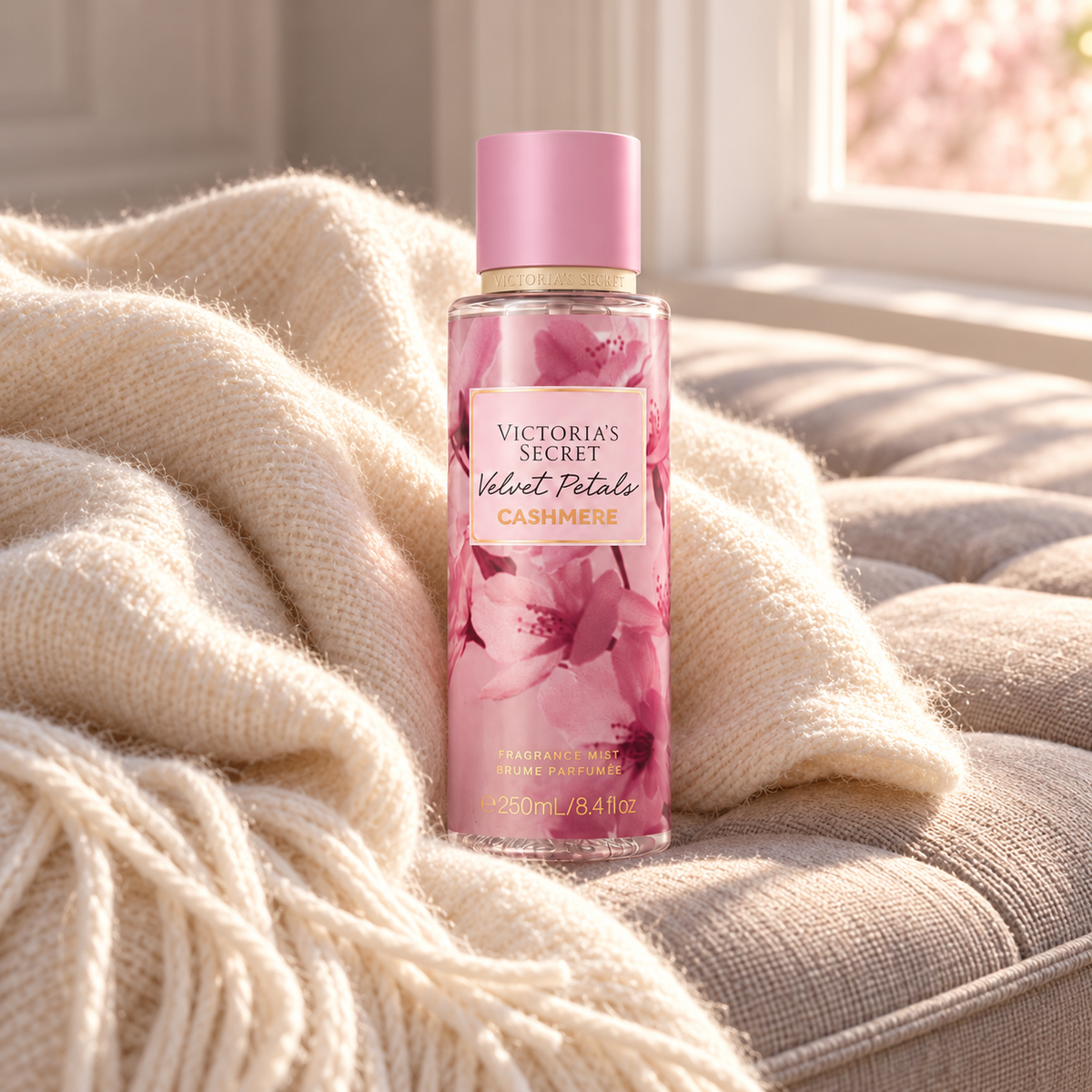 Victoria´s Secret Velvet Petals Cashmere Tělový sprej 250 ml – atmosférická fotografie – MrRizz