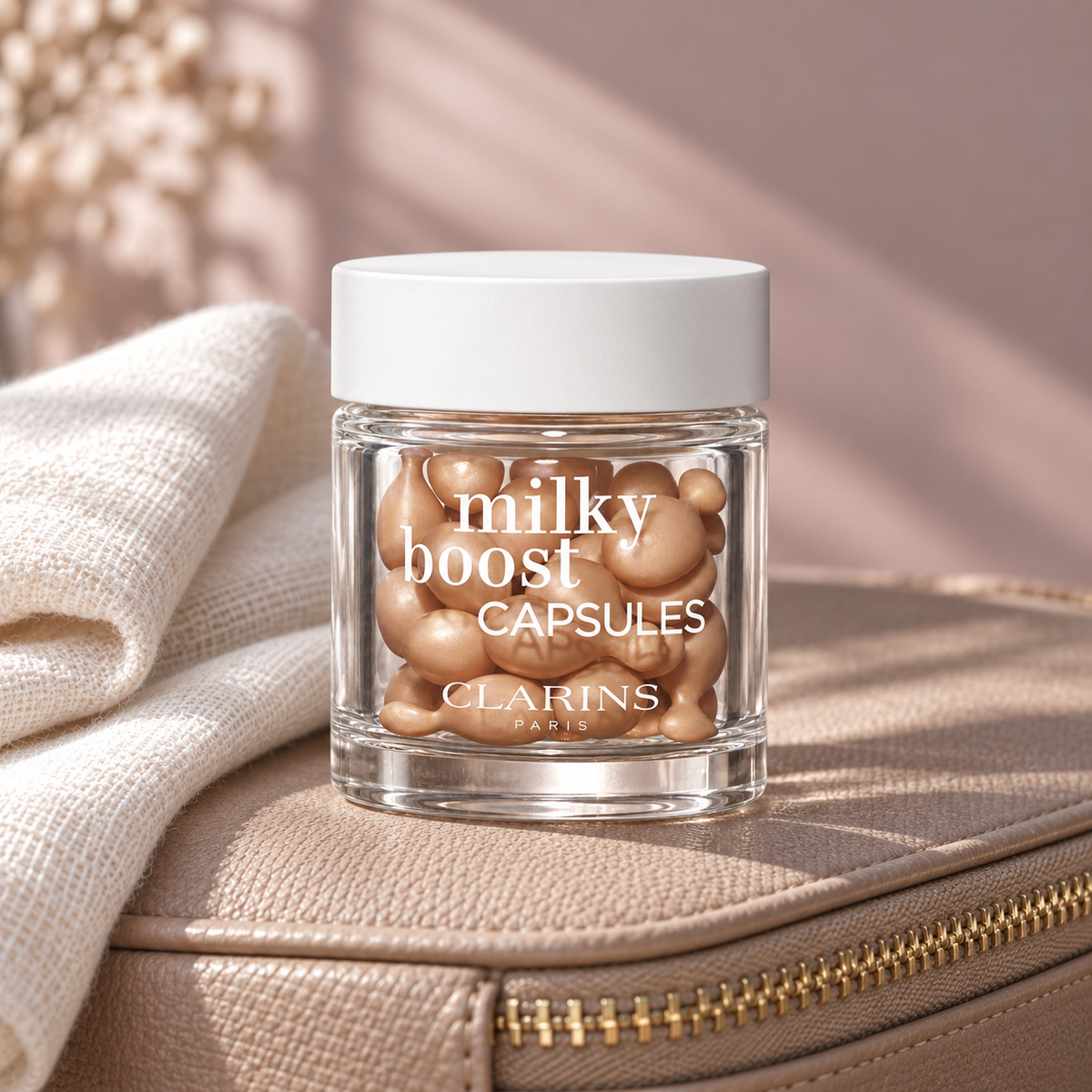 Clarins Milky Boost Capsules 30x0,2 ml – atmosférická fotografie – MrRizz