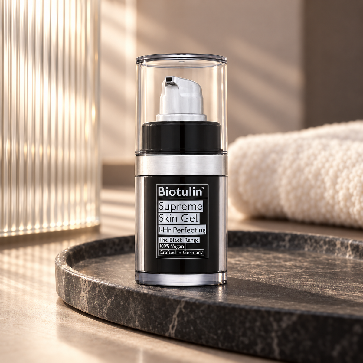 Biotulin The Black Range Supreme Skin Gel 15 ml – atmosférická fotografie – MrRizz
