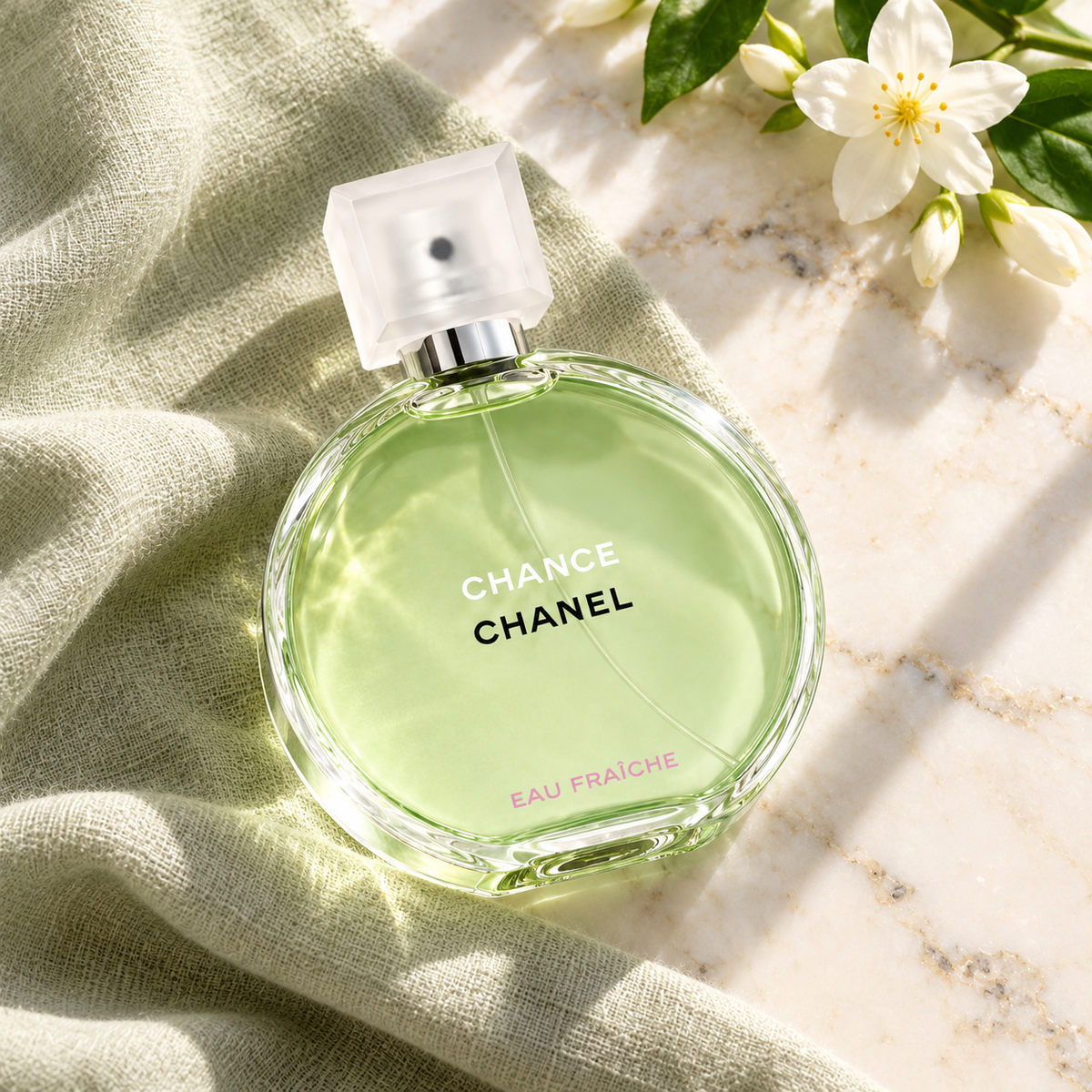 Chanel Chance Eau Fraiche 100 ml – atmosférická fotografie – MrRizz