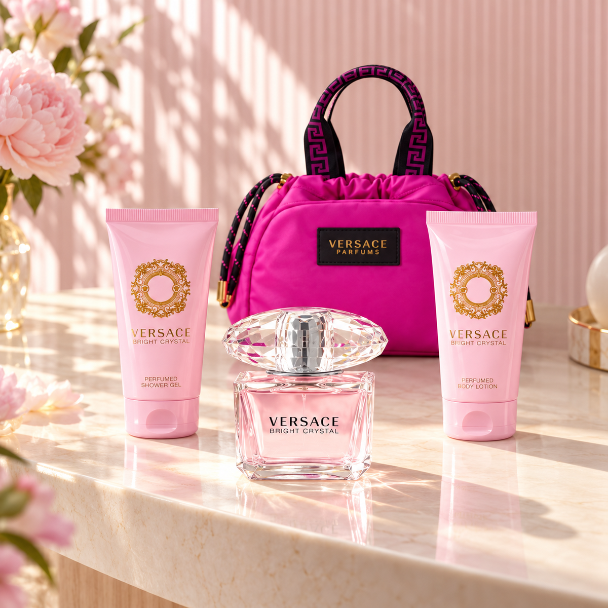 Versace Bright Crystal 90 ml – atmosférická fotografie – MrRizz