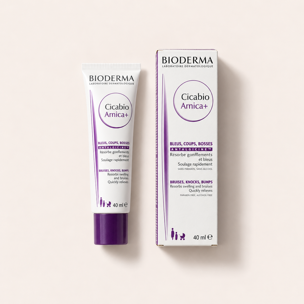 BIODERMA Cicabio Arnica+ Arnica Cream 40 ml – výrobek s originálním obalem – MrRizz