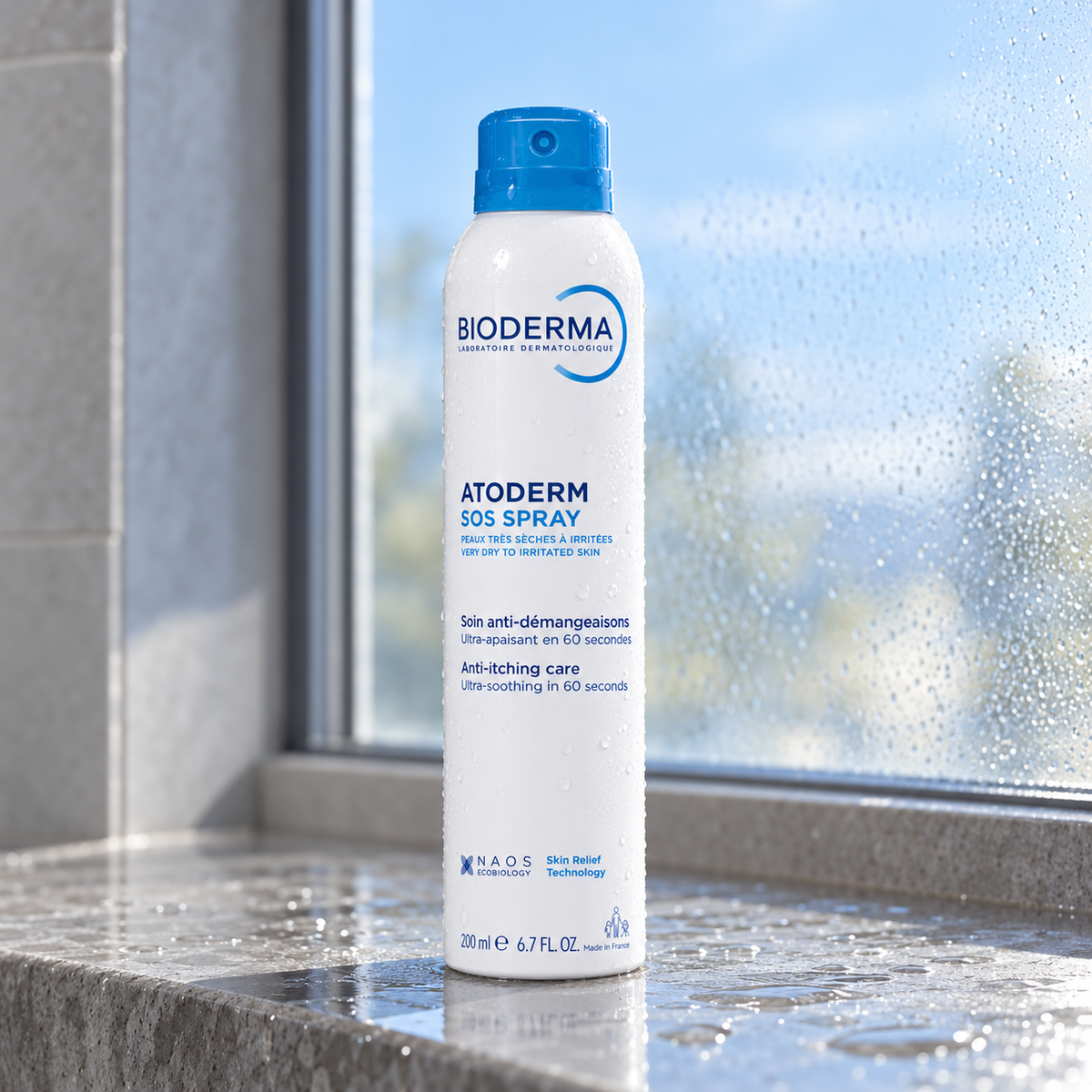 BIODERMA Atoderm SOS Spray 200 ml – atmosférická fotografie – MrRizz