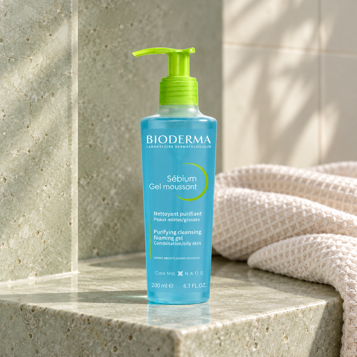 BIODERMA Sébium Gel Moussant 200 ml – atmosférická fotografie – MrRizz