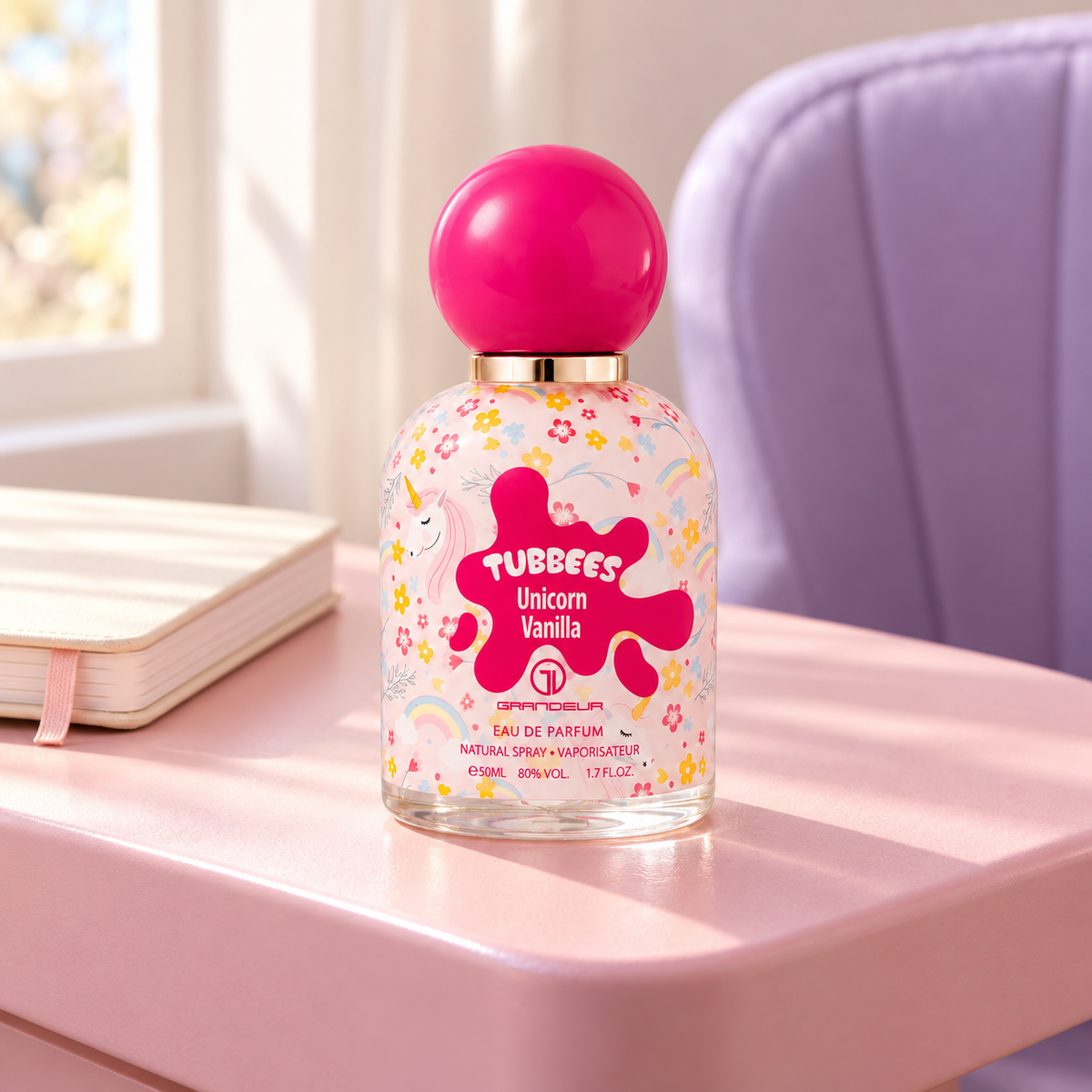 Grandeur Tubbees Unicorn Vanilla 50 ml – atmosférická fotografie – MrRizz