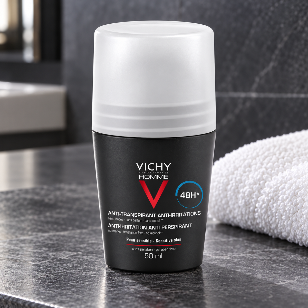 Vichy Homme Extra Sensitive 50 ml – atmosférická fotografie – MrRizz
