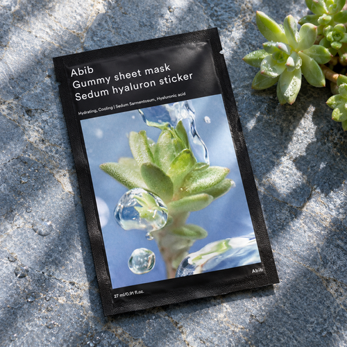 Abib Gummy Sheet Mask Sedum Hyaluron Sticker 27 ml – atmosférická fotografie – MrRizz