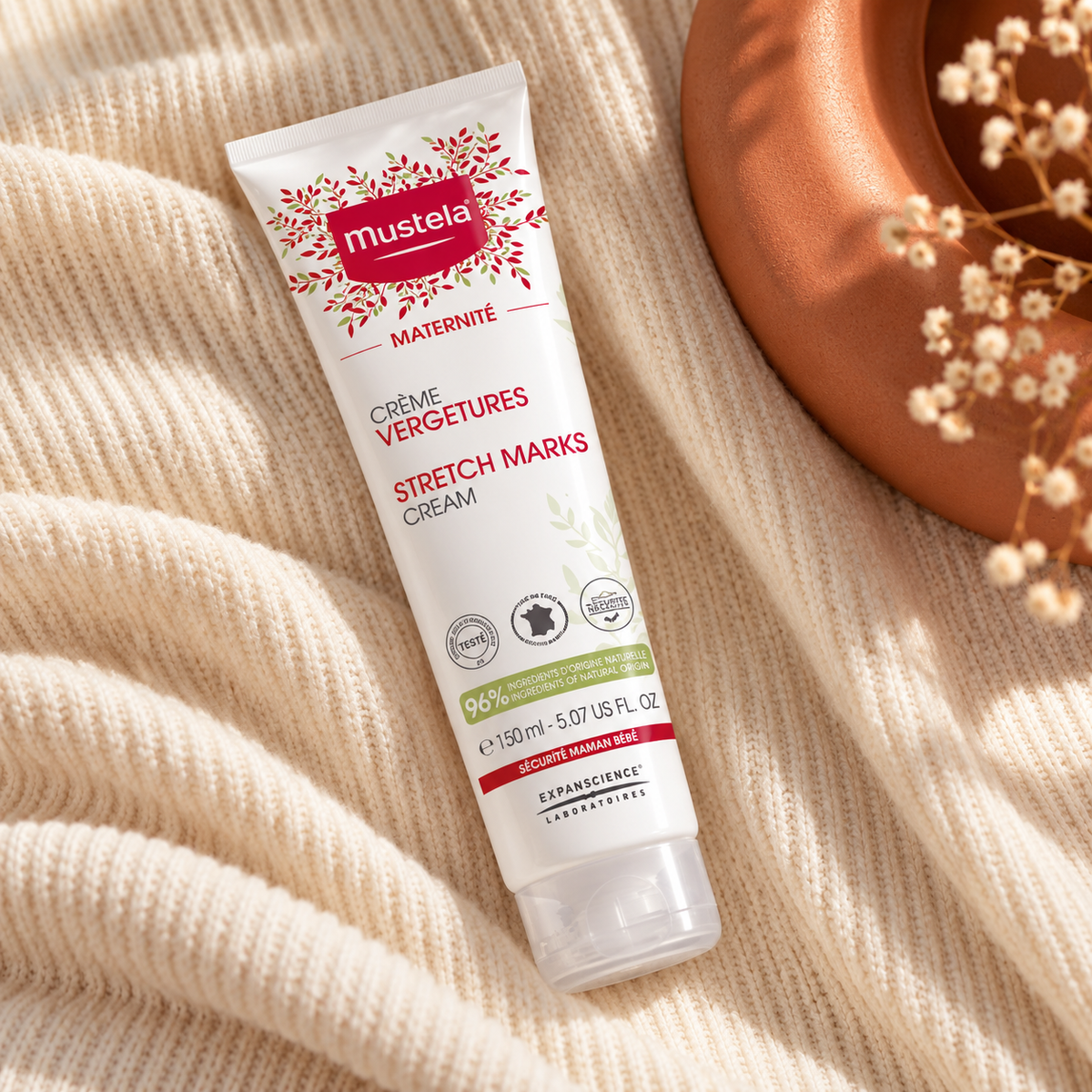 Mustela Maternité Stretch Marks Cream 150 ml – atmosférická fotografie – MrRizz