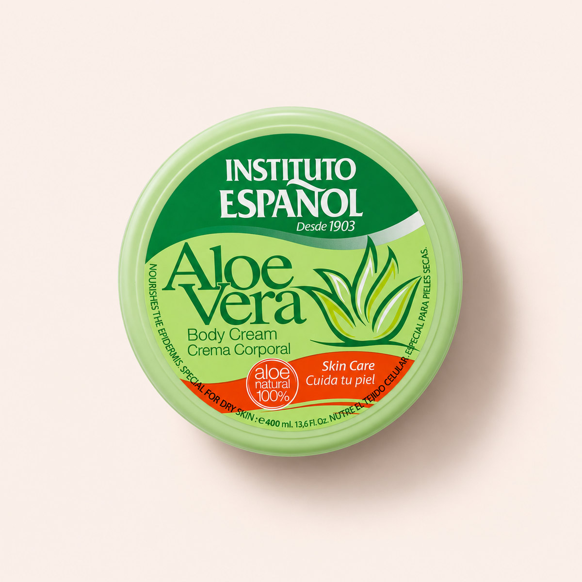 Instituto Espanol Aloe Vera Body Cream 400 ml – titulní produktová fotografie – MrRizz