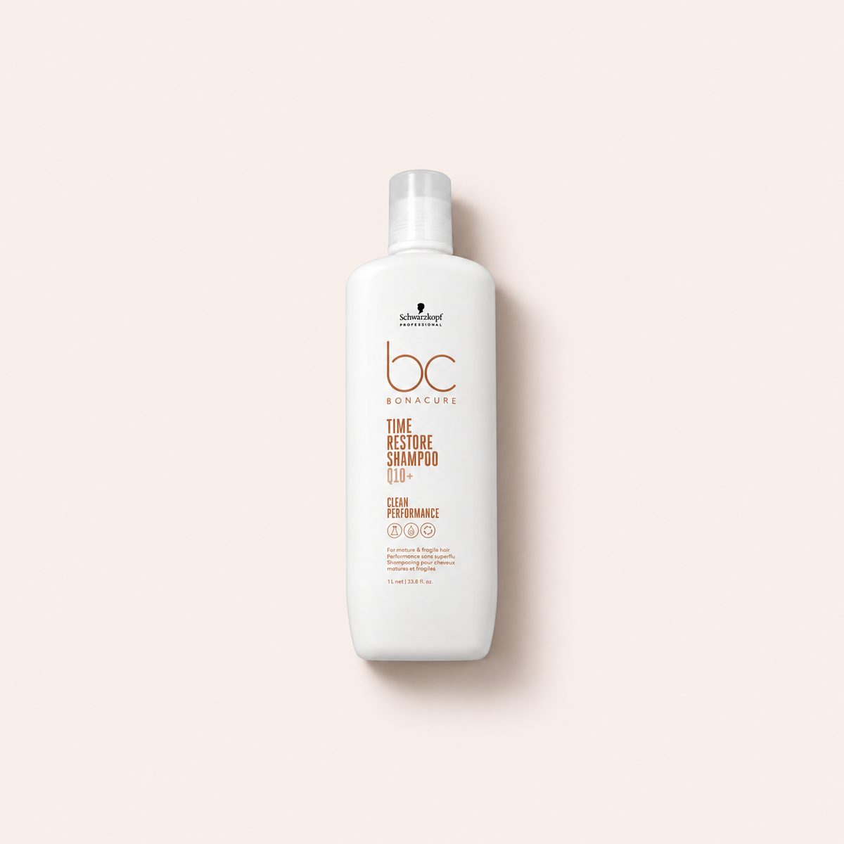 Schwarzkopf Professional BC Bonacure Time Restore Q10 Shampoo 1000 ml – titulní produktová fotografie – MrRizz