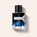 Flakon Yves Saint Laurent Y EDP 60 ml na pudrově růžovém pozadí – MrRizz